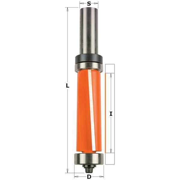 Set di 3 frese CMT per ante e porte in vetro - Tooltarget