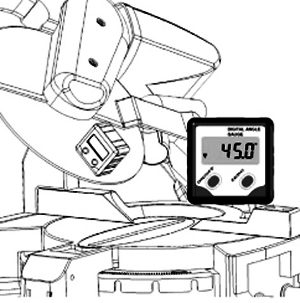 GONIOMETRO DIGITALE CMT PROFESSIONALE con LCD per OFFICINA